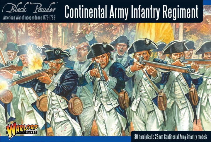 Black Powder: Continental Infantry Regiment (Plastic Box)