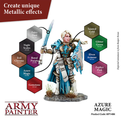 Metallics Warpaints - Azure Magic (The Army Painter) (WP1486)
