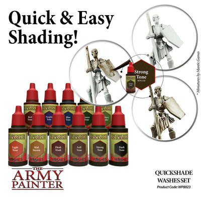 Warpaints Set - Quickshade Washes Set (The Army Painter) (WP8023)
