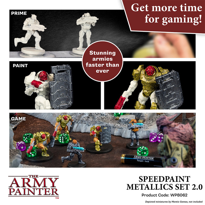 Speedpaint Metallics Set 2.0 (The Army Painter) (WP8062)