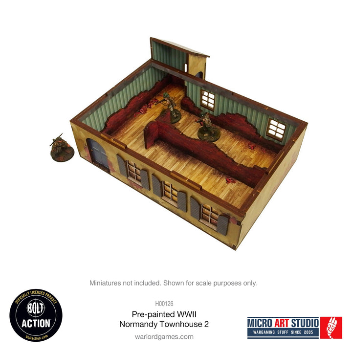 WW2 Normandy Townhouse 2 [28mm/1:56] (Micro Art Studio)