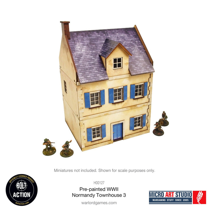 WW2 Normandy Townhouse 3 [28mm/1:56] (Micro Art Studio)