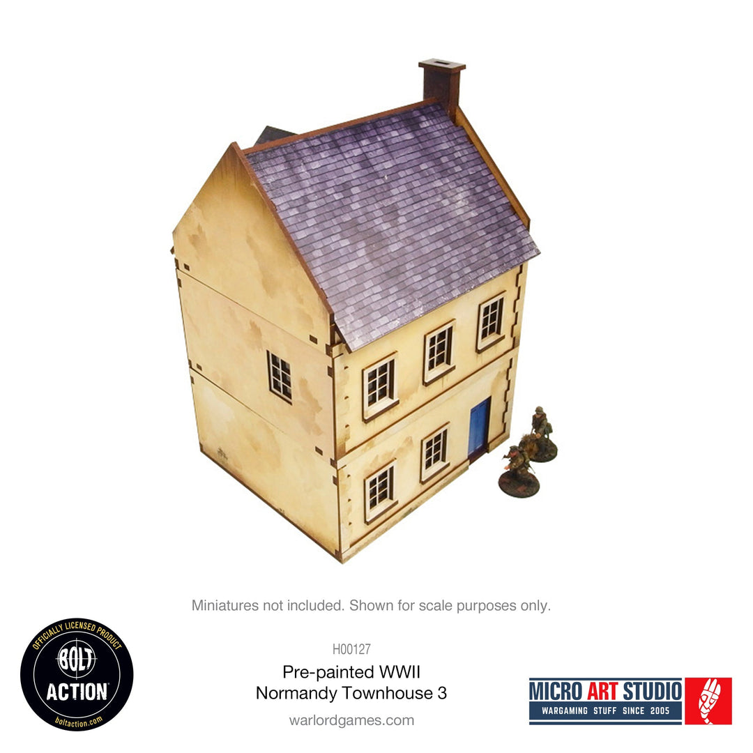 WW2 Normandy Townhouse 3 [28mm/1:56] (Micro Art Studio)