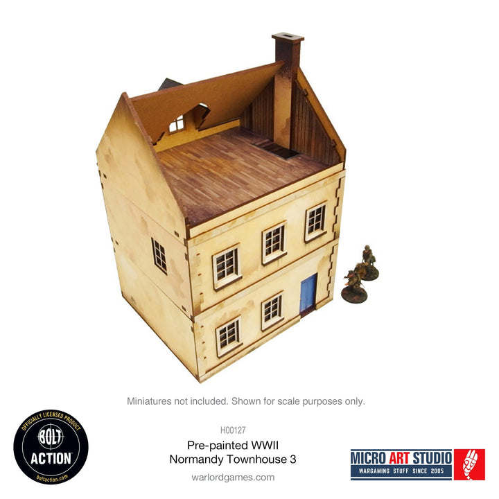 WW2 Normandy Townhouse 3 [28mm/1:56] (Micro Art Studio)