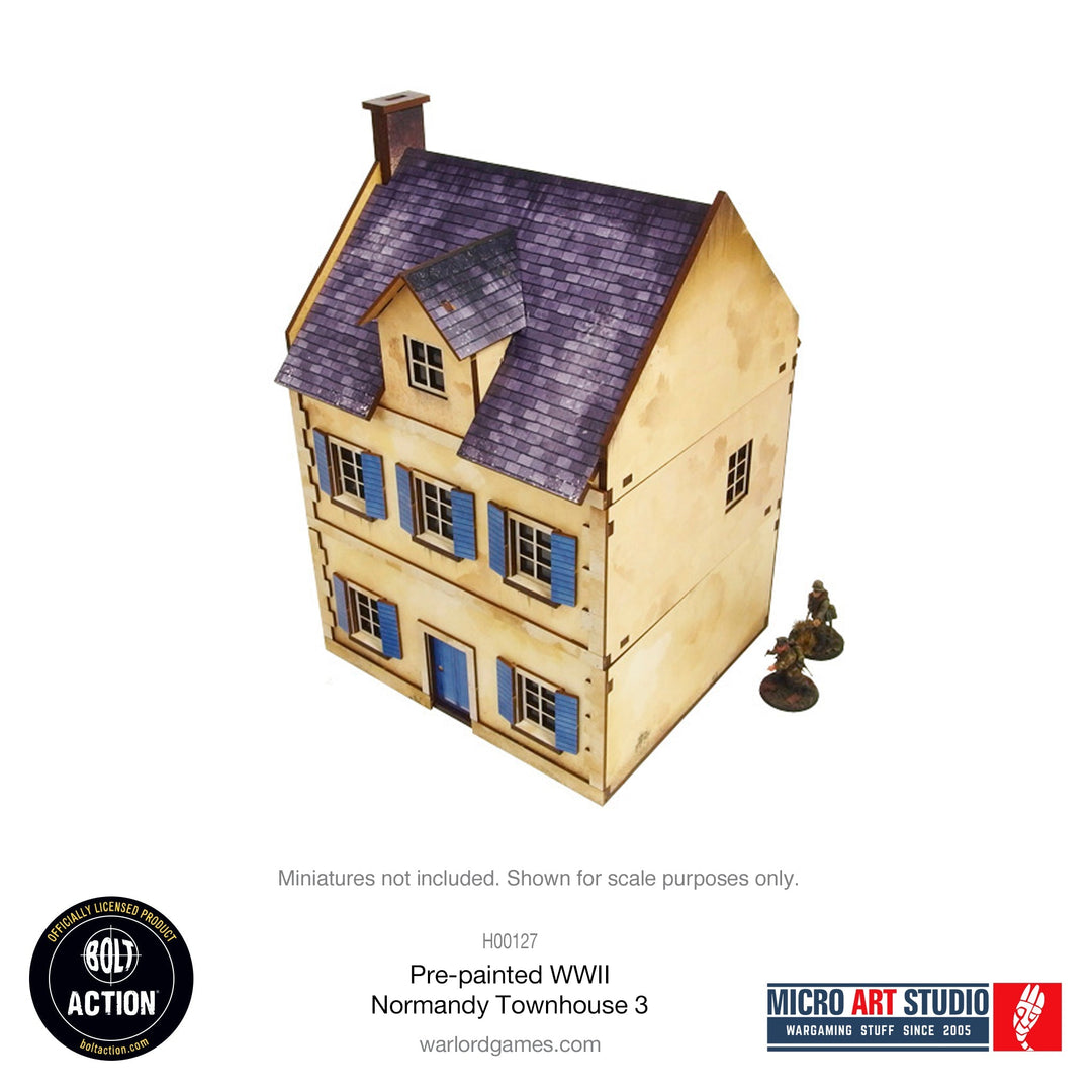 WW2 Normandy Townhouse 3 [28mm/1:56] (Micro Art Studio)