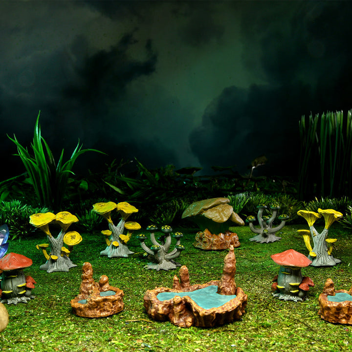 WarLock Tiles: Accessory - Mushrooms & Pools