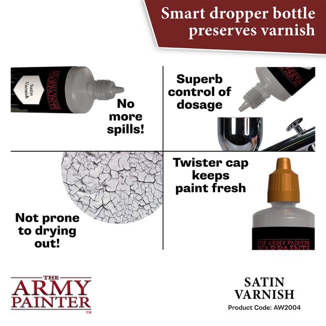 Warpaints Air Accessories: Aegis Suit Satin Varnish, 100 ml (The Army Painter) (AW2004)