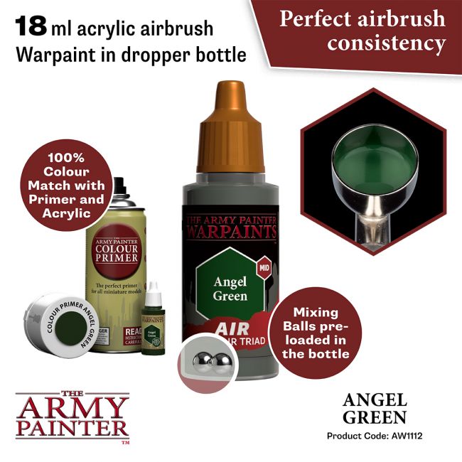 Warpaints Air: Angel Green (The Army Painter) (AW1112) (20)