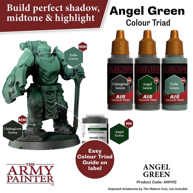 Warpaints Air: Angel Green (The Army Painter) (AW1112) (20)