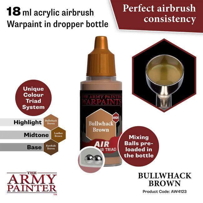 Warpaints Air: Bullwhack Brown (The Army Painter) (AW4123) (87)
