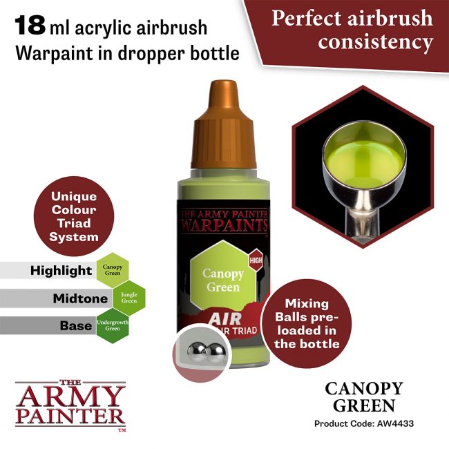 Warpaints Air: Canopy Green (The Army Painter) (AW4433) (48)