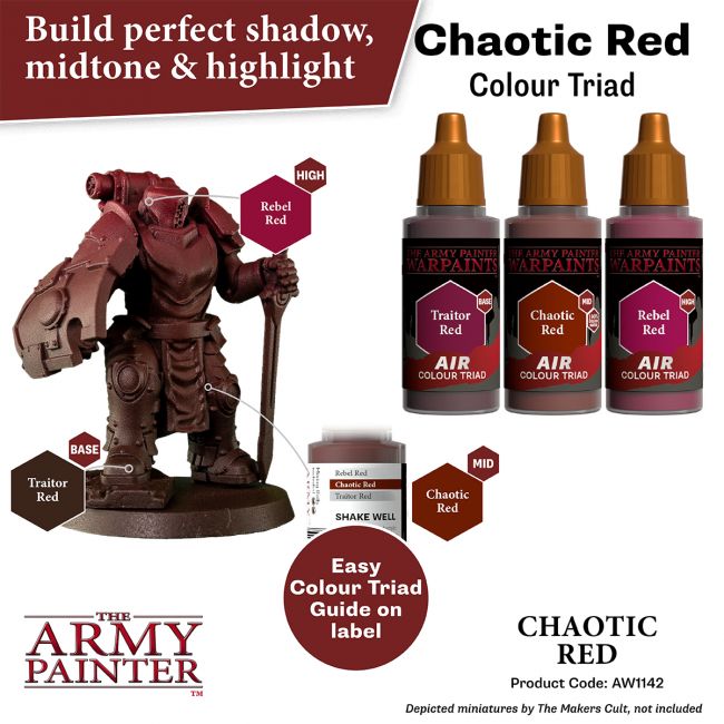 Warpaints Air: Chaotic Red (The Army Painter) (AW1142) (56)