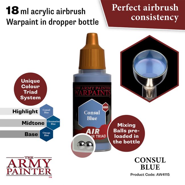 Warpaints Air: Consul Blue (The Army Painter) (AW4115) (18)