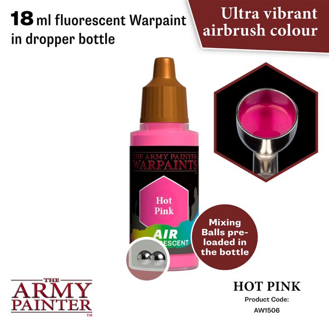 Warpaints Air Fluorescent: Hot Pink (The Army Painter) (AW1506) (92)