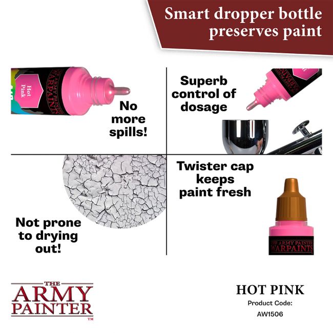 Warpaints Air Fluorescent: Hot Pink (The Army Painter) (AW1506) (92)