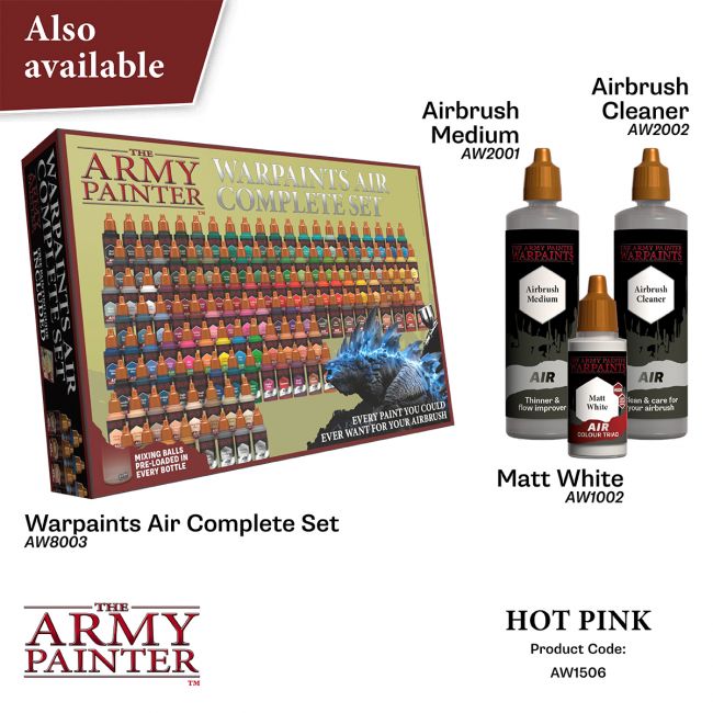 Warpaints Air Fluorescent: Hot Pink (The Army Painter) (AW1506) (92)