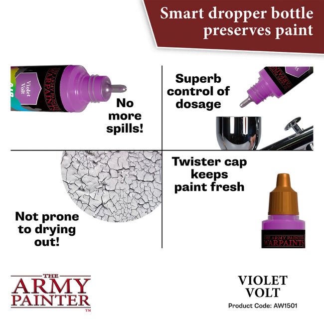 Warpaints Air Fluorescent: Violet Volt (The Army Painter) (AW1501) (91)