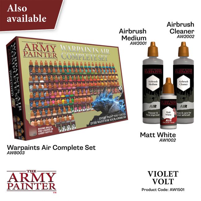 Warpaints Air Fluorescent: Violet Volt (The Army Painter) (AW1501) (91)