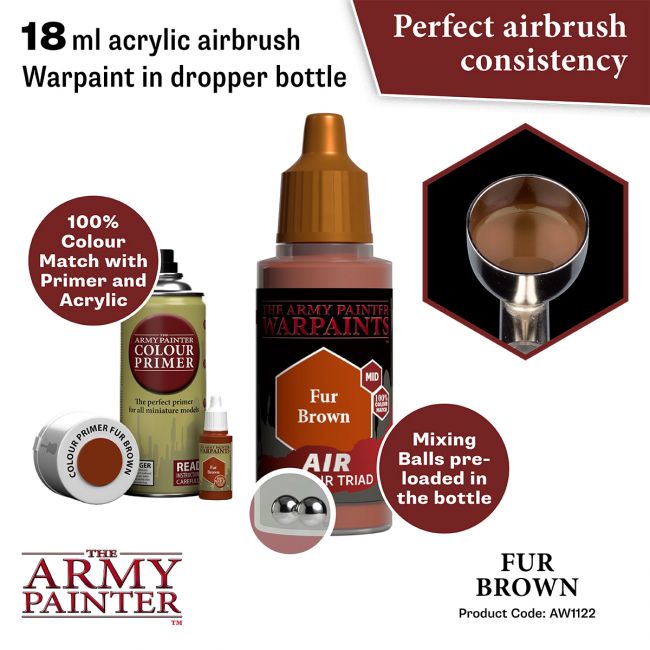 Warpaints Air: Fur Brown (The Army Painter) (AW1122) (89)