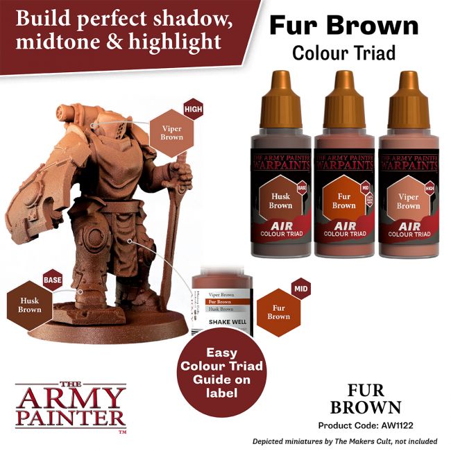 Warpaints Air: Fur Brown (The Army Painter) (AW1122) (89)