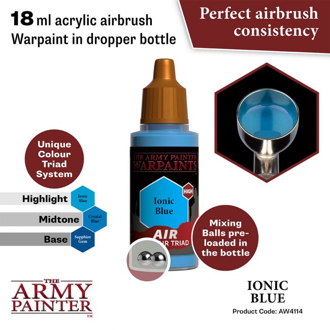 Warpaints Air: Ionic Blue (The Army Painter) (AW4114) (36)