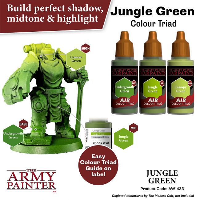 Warpaints Air: Jungle Green (The Army Painter) (AW1433) (47)