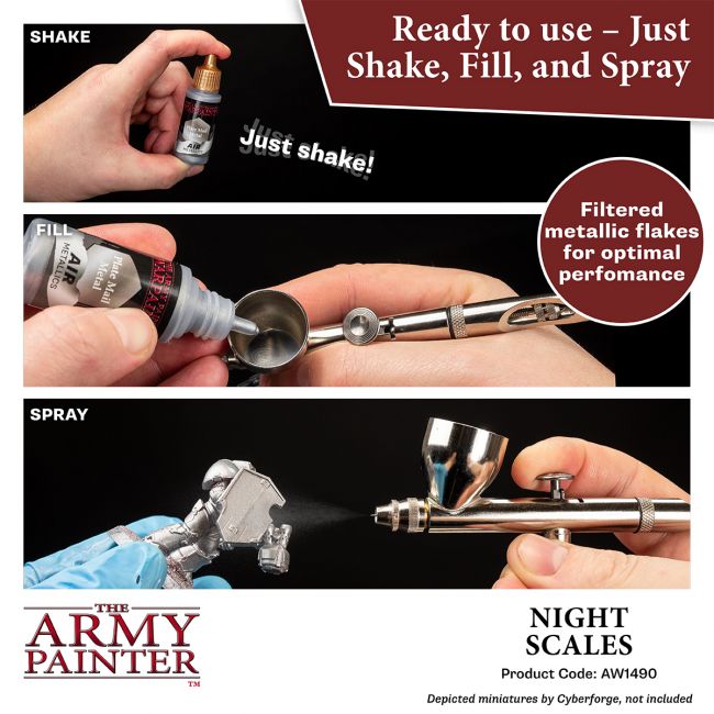 Warpaints Air Metallics: Night Scales (The Army Painter) (AW1490) (109)