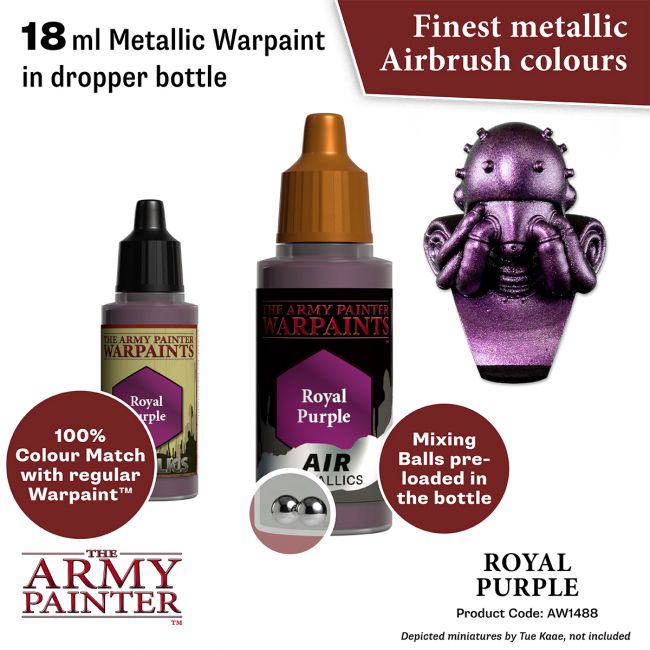 Warpaints Air Metallics: Royal Purple (The Army Painter) (AW1488) (116)