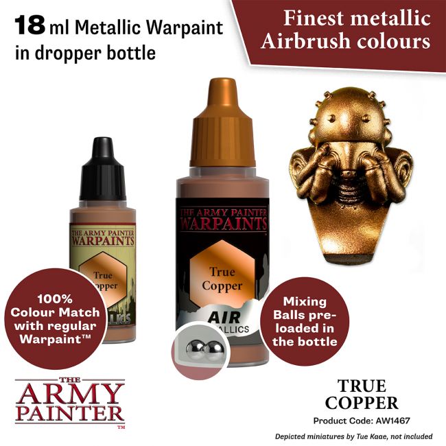 Warpaints Air Metallics: True Copper (The Army Painter) (AW1467) (118)