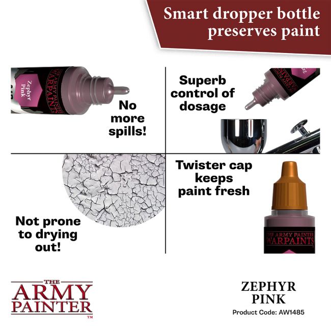 Warpaints Air Metallics: Zephyr Pink (The Army Painter) (AW1485) (114)