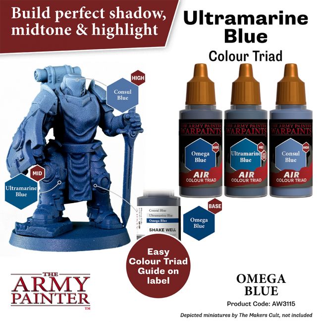 Warpaints Air: Omega Blue (The Army Painter) (AW3115) (16)