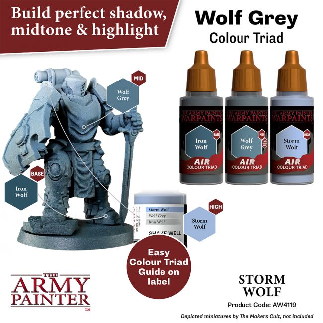 Warpaints Air: Storm Wolf (The Army Painter) (AW4119) (12)