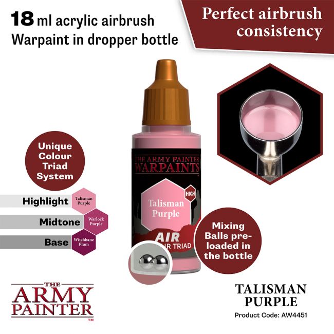 Warpaints Air: Talisman Purple (The Army Painter) (AW4451) (75)