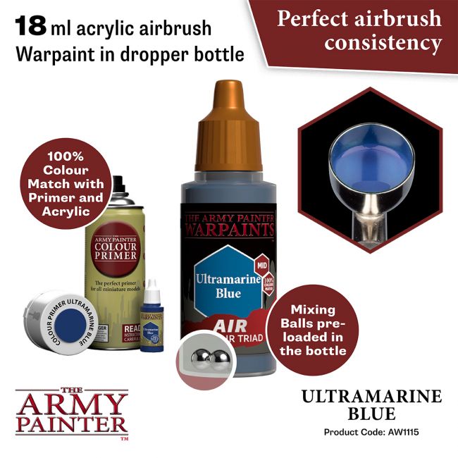 Warpaints Air: Ultramarine Blue (The Army Painter) (AW1115) (17)