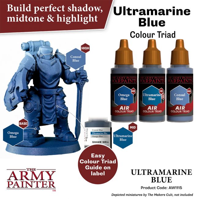 Warpaints Air: Ultramarine Blue (The Army Painter) (AW1115) (17)