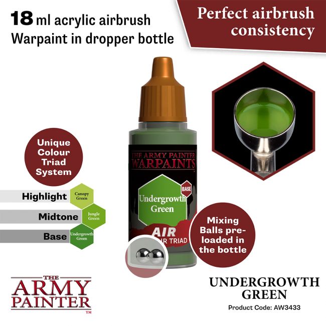 Warpaints Air: Undergrowth Green (The Army Painter) (AW3433) (46)