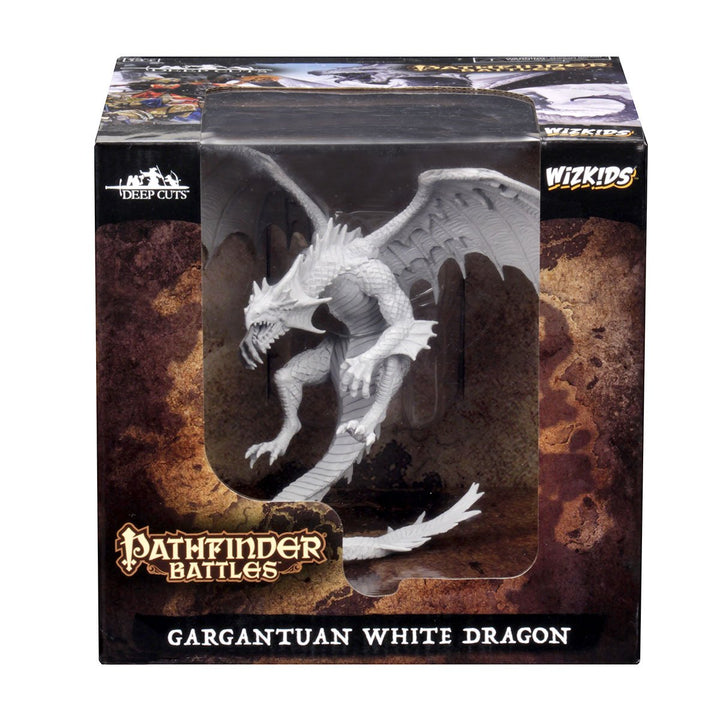 Pathfinder Battles Deep Cuts - Gargantuan White Dragon