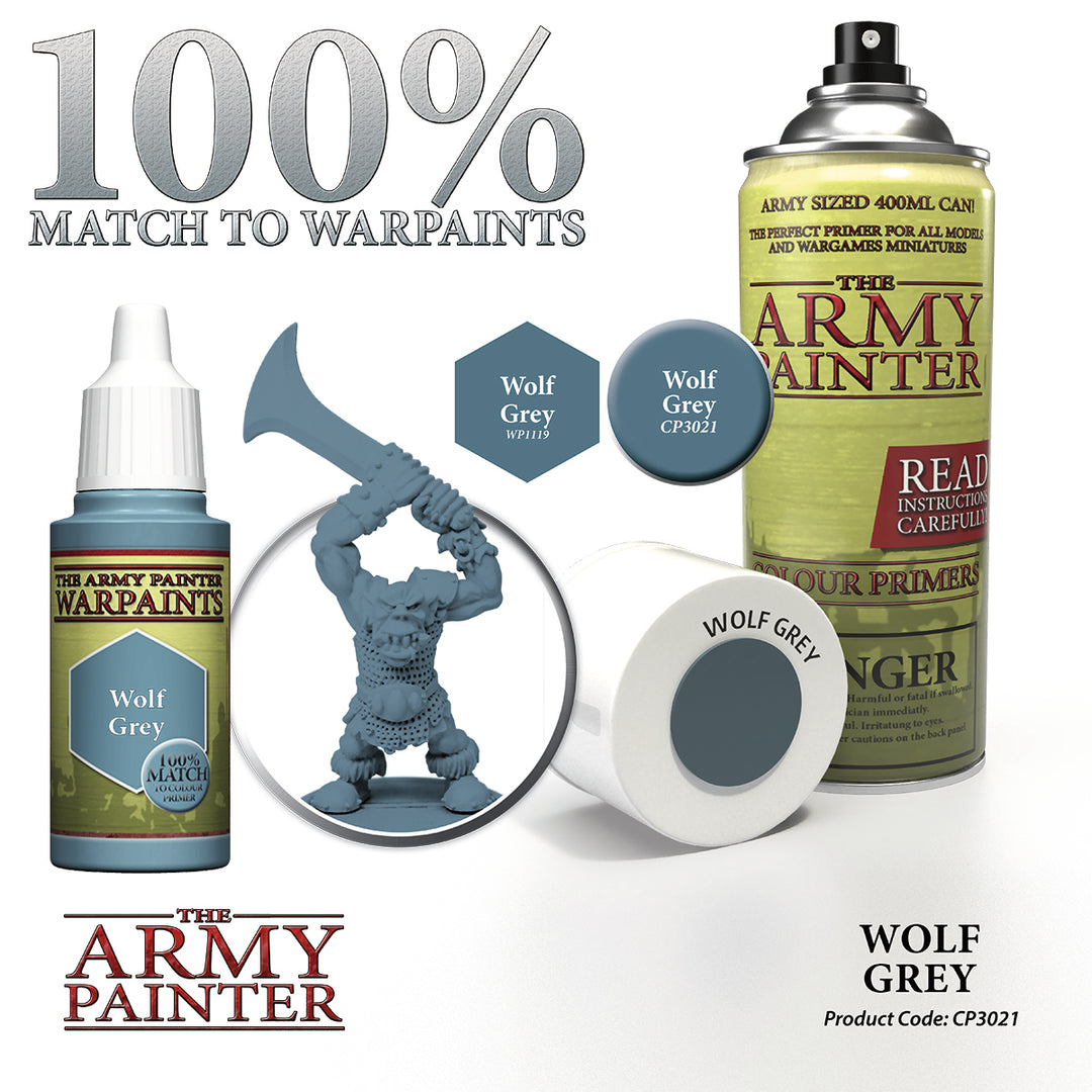 Colour Primers - Wolf Grey (The Army Painter) (CP3021)