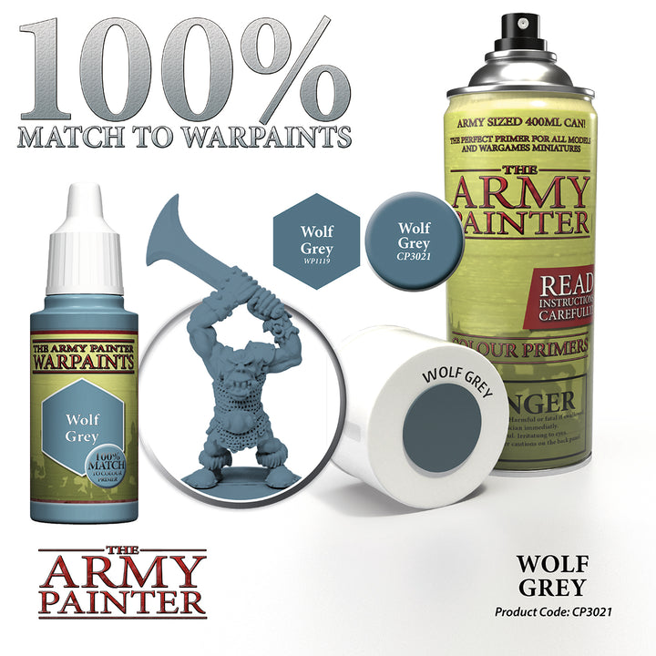 Colour Primers - Wolf Grey (The Army Painter) (CP3021)