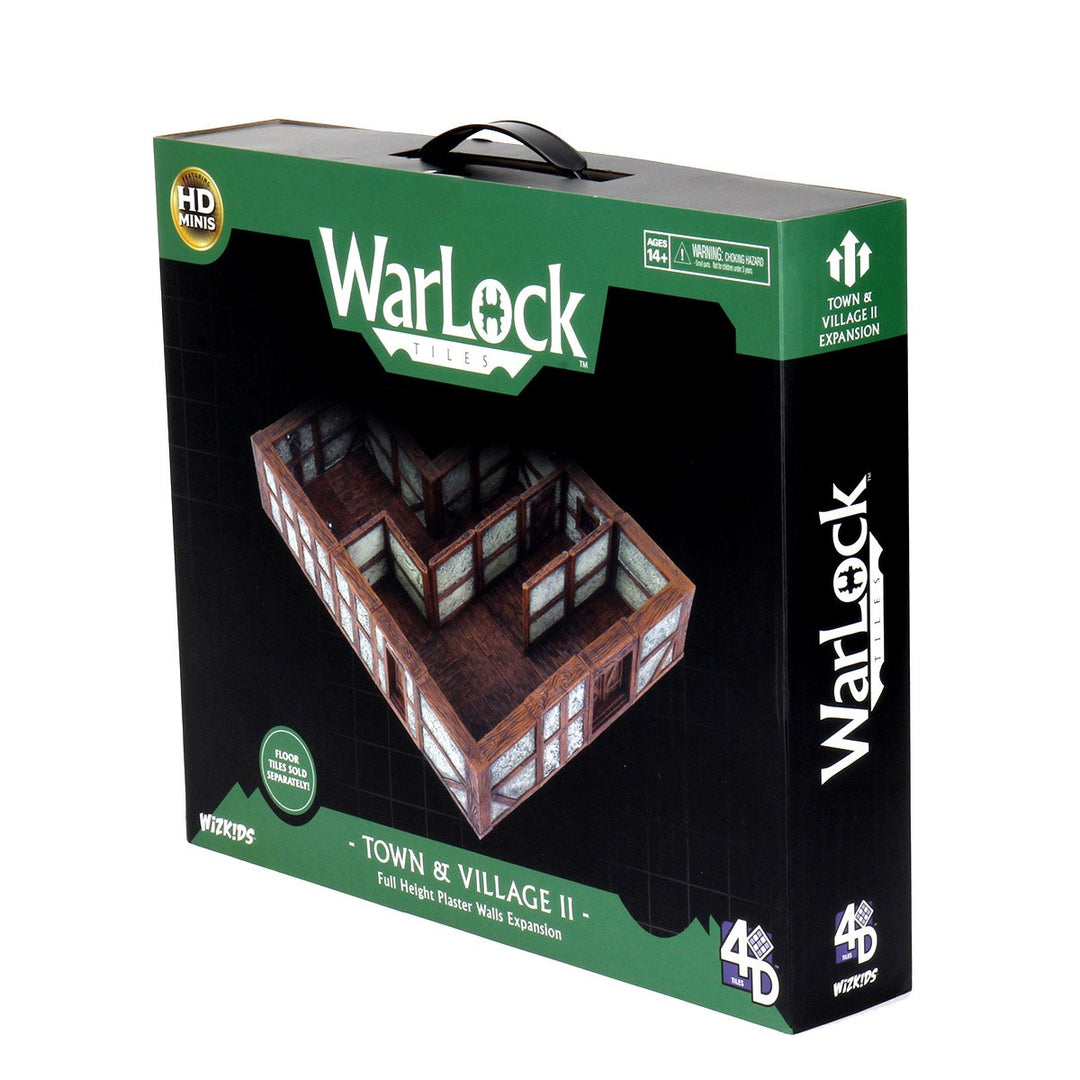 WarLock Tiles: Town & Village II - Full Height Plaster Walls Expansion