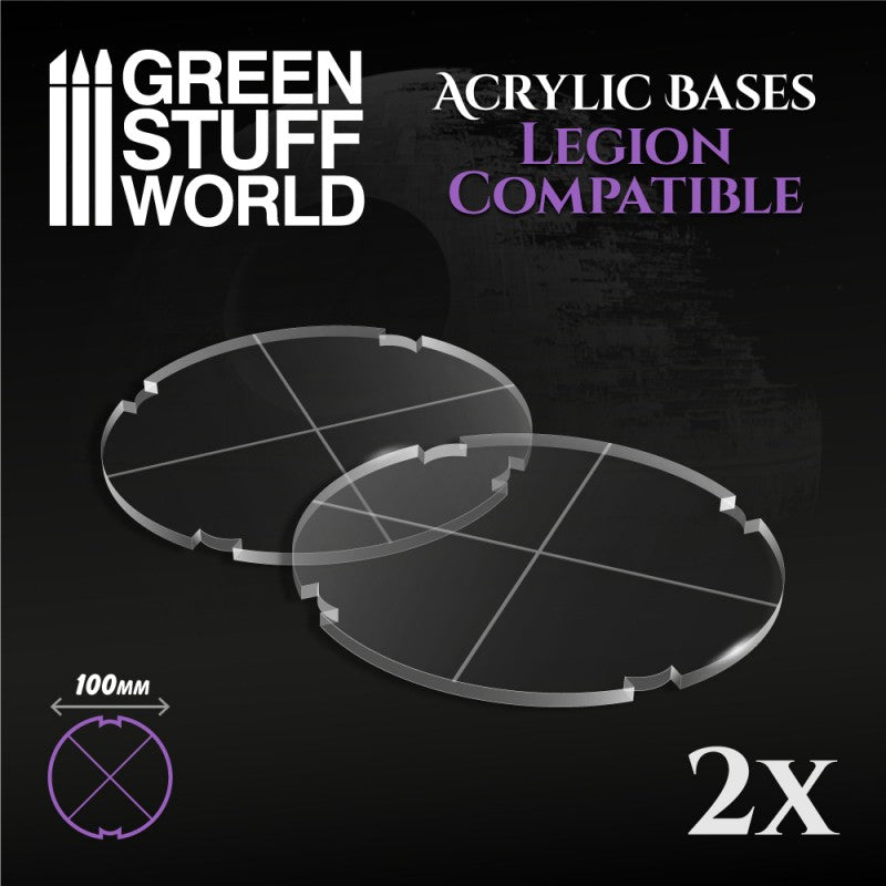 Acrylic Bases - Round 100 mm (Legion) (Green Stuff World)
