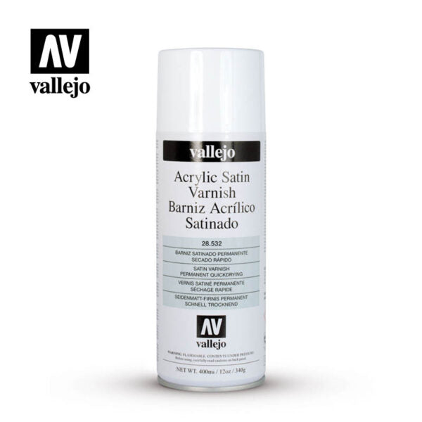 Vallejo: Acrylic Satin Spray Varnish (28.532)