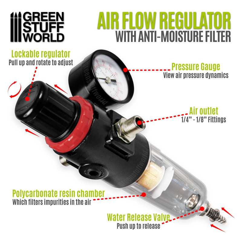 Airbrush Air Flow Regulator (Green Stuff World)