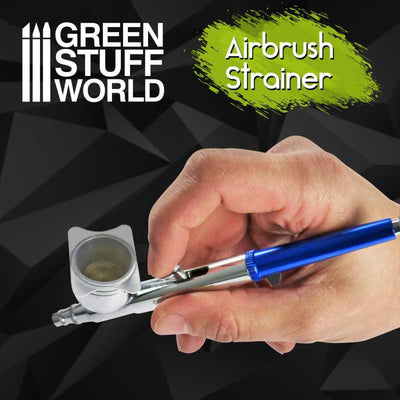 Airbrush Cup Strainers x2 (Green Stuff World)