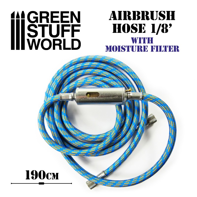 Airbrush Fabric Hose with Humidity Filter (Green Stuff World)