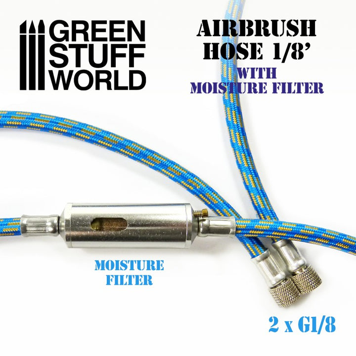 Airbrush Fabric Hose with Humidity Filter (Green Stuff World)