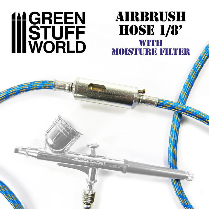 Airbrush Fabric Hose with Humidity Filter (Green Stuff World)