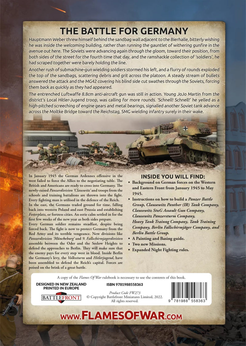 Flames of War: Berlin - German (FW273)