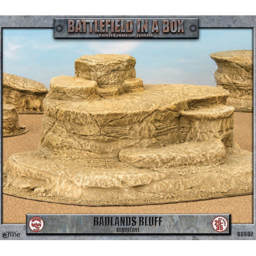 Battlefield in a Box: Badlands - Bluff (Sandstone) (BB607)