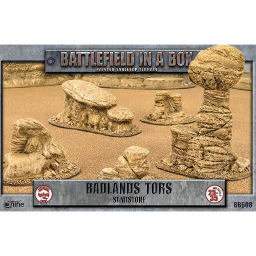 Battlefield in a Box: Badlands - Tors (Sandstone) (BB608)